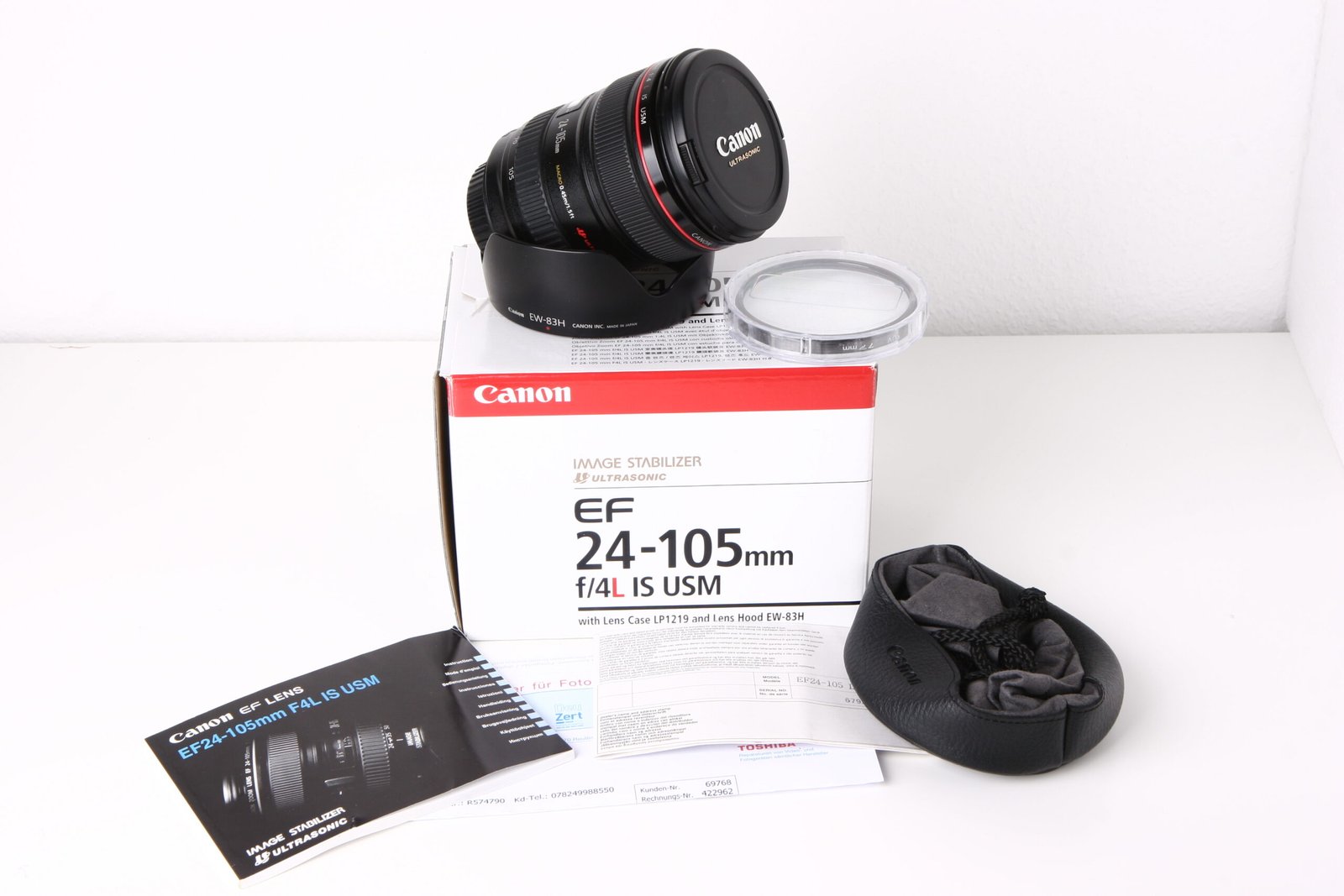 Canon EF 24-105 4L IS USM Objektiv inklusive UV-Filter⚡