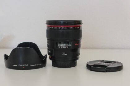 Canon EF 24mm f/1.4 II USM Objektiv inkl. Gegenlichtblende.⚡️